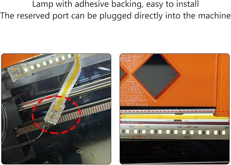 شرائط إضاءة LED بيضاء عالية السطوع 10 مم للطابعات ثلاثية الأبعاد وعرض ديكور المنزل - Image 5